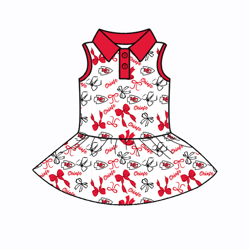 Custom moq 5 mix sizes summer teams baby girls clothes team red short sleeve skirts shorts sets 1 and skirts sets 2 and dress 1 and dress 2 and dress 3 and dress 4-25.6.4