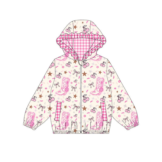 25.9.9 custom each style moq 5eta 4-6week Sibling Sisters bow boot baby girl hooded long sleeve top 2 match family design