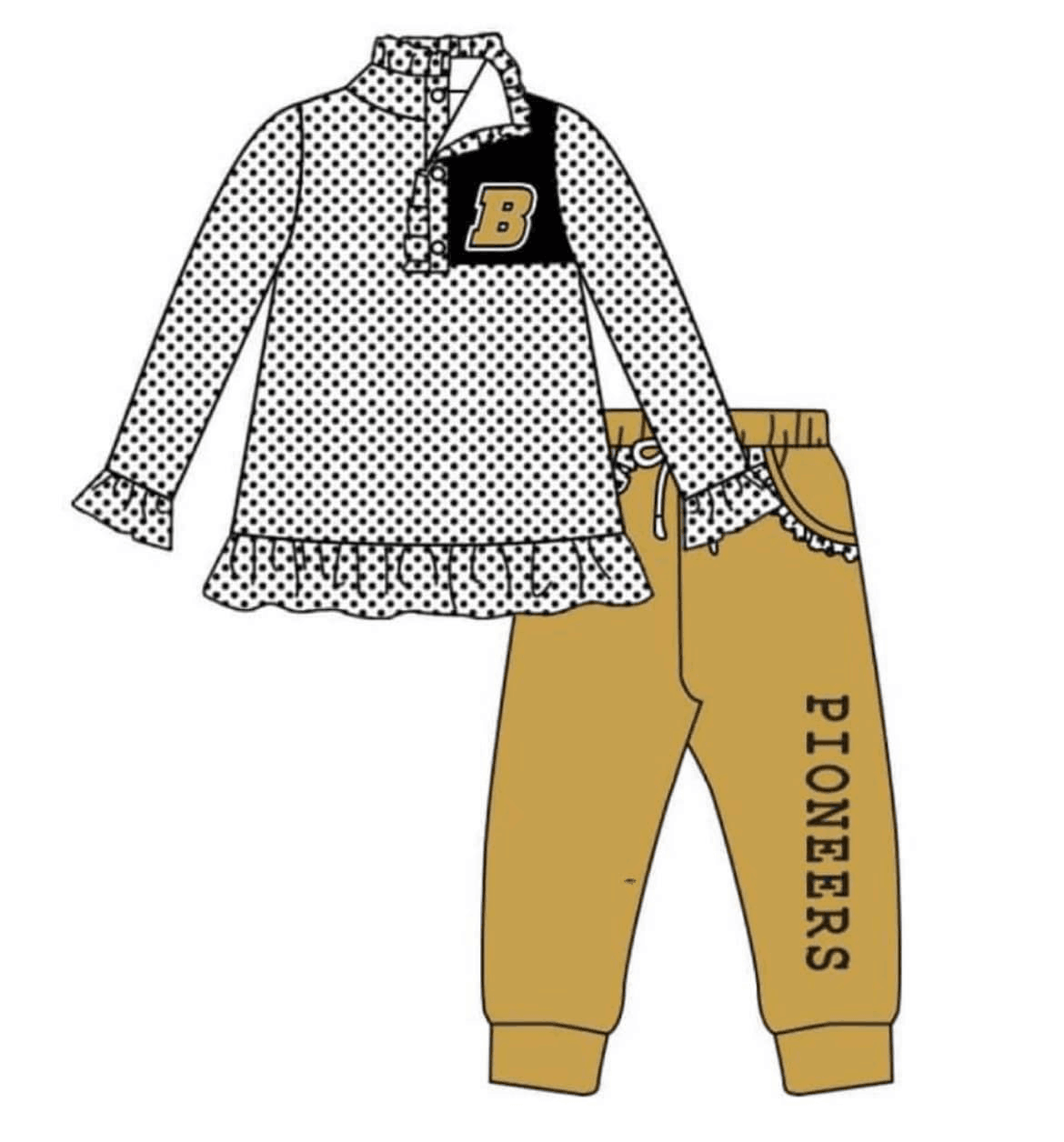 baby girls clothes team long sleeve pants summer outfit