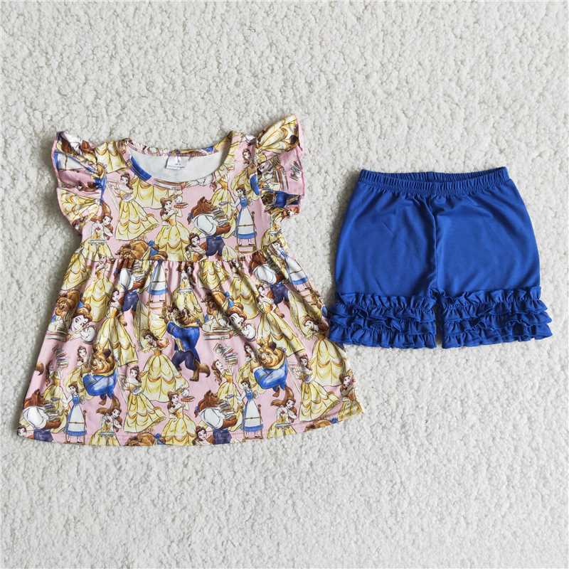 SALES  NEW Cartoon character soft shorts set