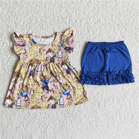 SALES  NEW Cartoon character soft shorts set