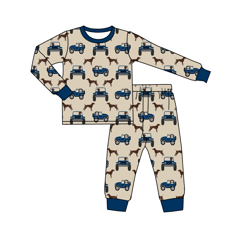 7.6 custom each style moq 5eta 4-6week Sibling Sister dog and car baby boys sets and rompers match family design
