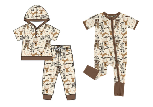 25.5.9 custom each style moq 5eta 4-6week Sibling Sister deer baby boy short sleeve pants sets and rompers match family design