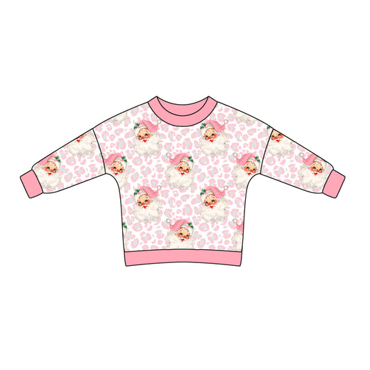 8.2 custom each style moq 5 eta 4-6week Sibling Sister baby girls clothes Christmas pink long sleeve top and long sleeve romper match family design
