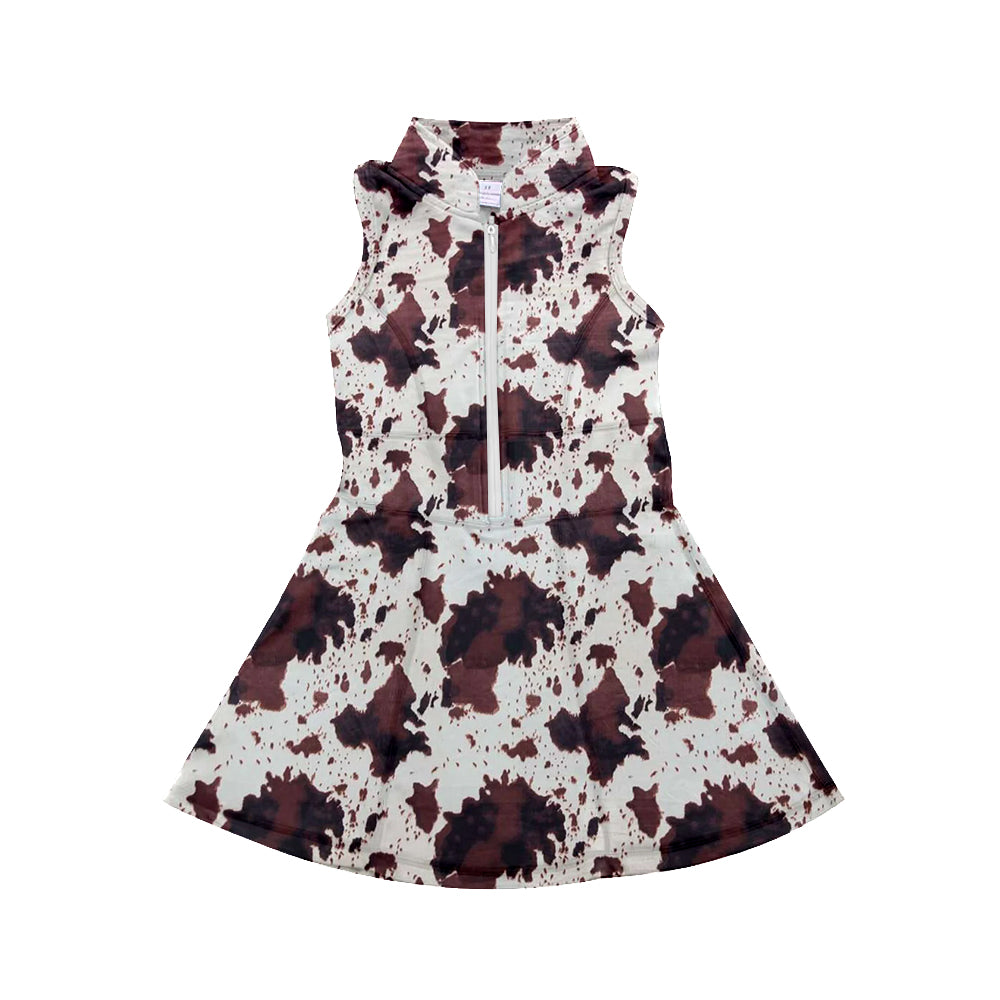 7.2 custom each style moq 5eta 4-6week ink pattern baby girls clothes Yoga Wear girls sets and sleeveless dress