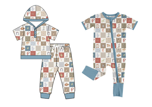 4.25 custom each style moq 5eta 4-6week Sibling Sisters hat boots catcus baby boy short sleeve pants sets and rompers match family design