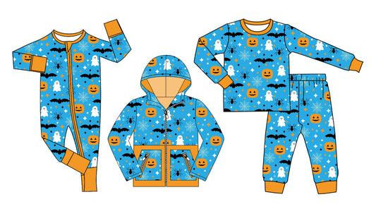 25.8.14 custom each style moq 5eta 4-6week Sibling Sisters halloween baby boy long sleeve pants sets and romper and top match family design