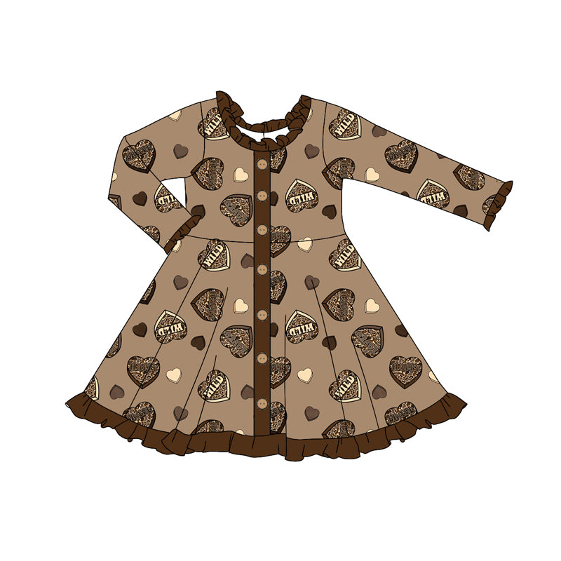 10.16 custom each style moq 5eta 4-6week Sibling Sister love WILD baby girl sets and dress and rompers match family design