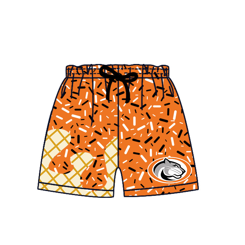 Custom moq 5 mix size milk silk baby girls clothes team orange hooded long sleeve tops and short sleeve top and dress and pants and shorts-25.7.1