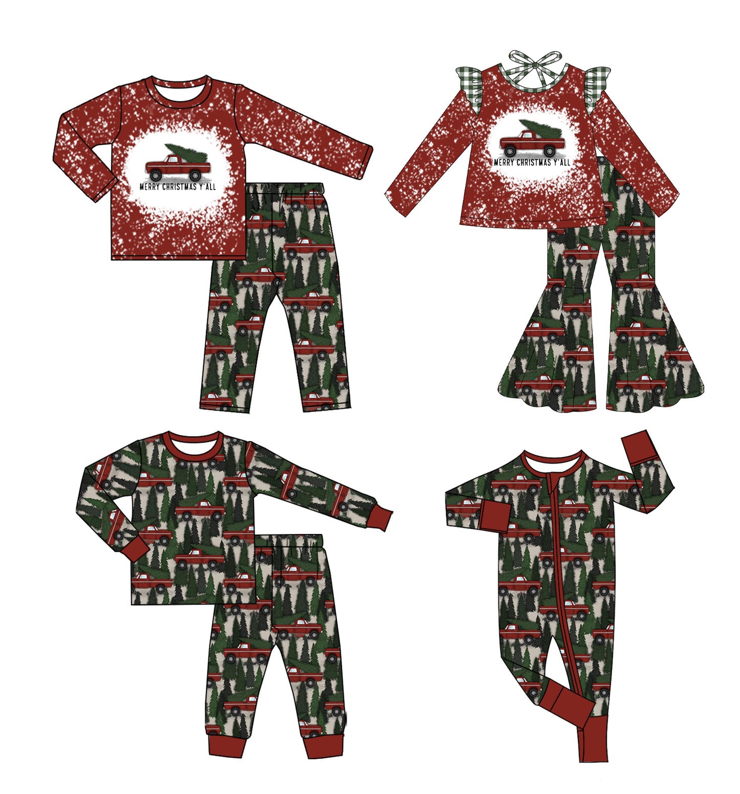 25.7.19 custom each style moq 5eta 4-6week Sibling Sisters Christmas baby boy long sleeve pants sets 1 and sets 2 and sets 3 and rompers match family design