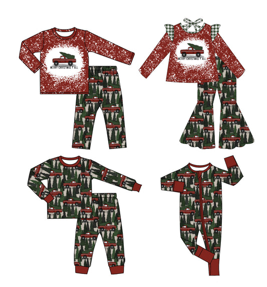 25.7.19 custom each style moq 5eta 4-6week Sibling Sisters Christmas baby boy long sleeve pants sets 1 and sets 2 and sets 3 and rompers match family design