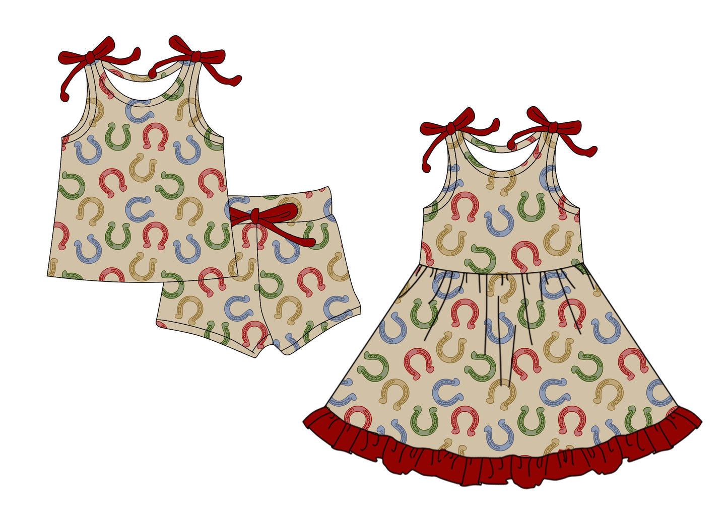 25.12.22 custom each style moq 5 eta 6-8week Sibling Sister baby short sleeve shorts sets and dress match design