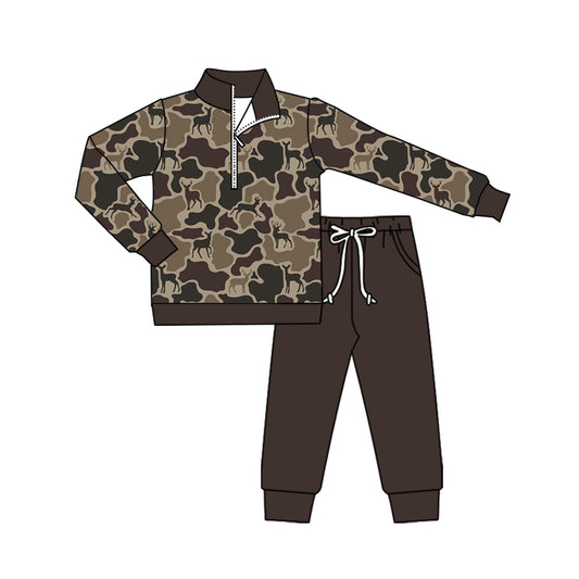 25.9.1 custom each style moq 5eta 4-6week Sibling Sisters camouflage baby boy long sleeve pants sets and top match family design