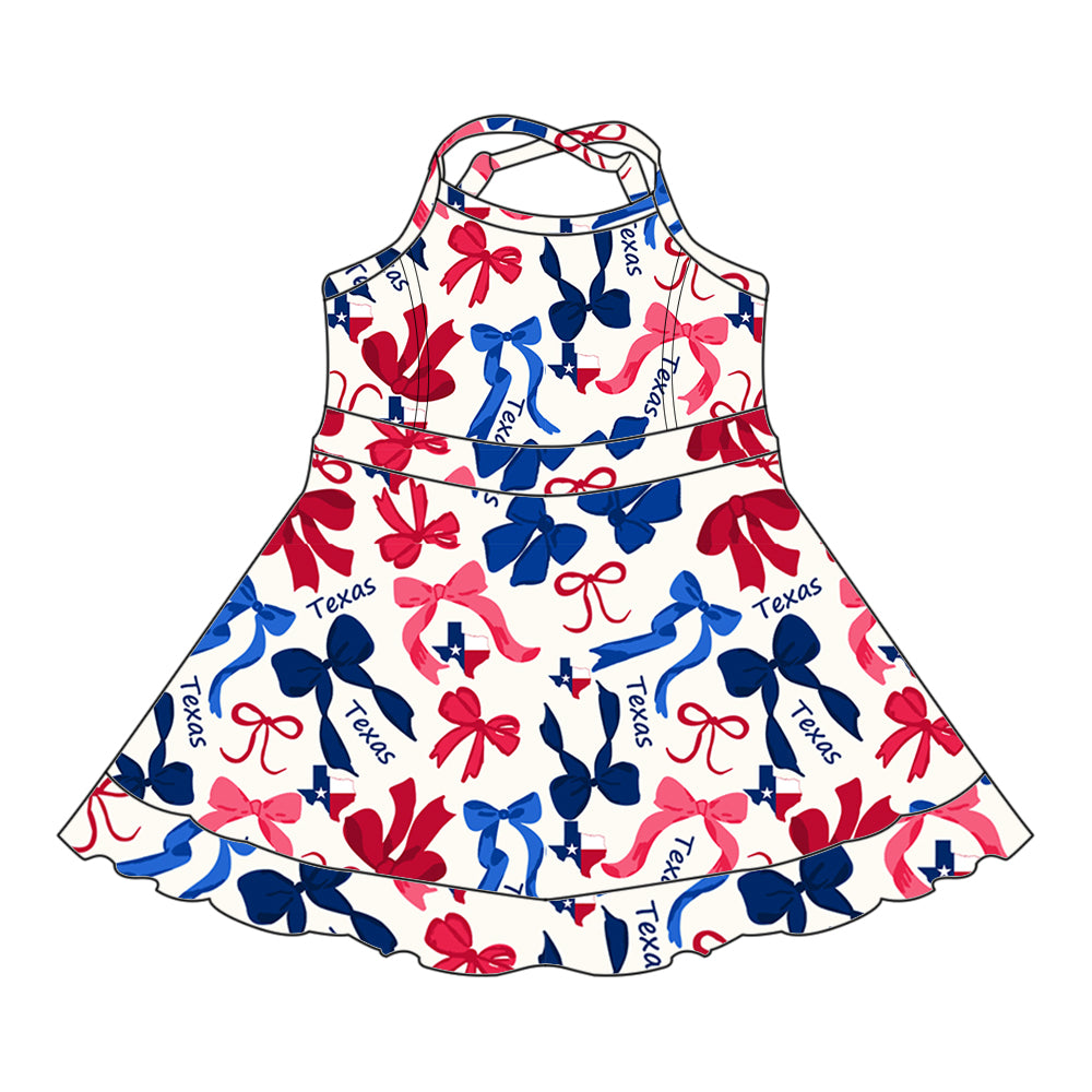 Custom moq 5 mix sizes summer teams baby girls clothes team red short sleeve skirts shorts sets dress 1 and dress 2 and dress 3 and dress 4-25.5.16