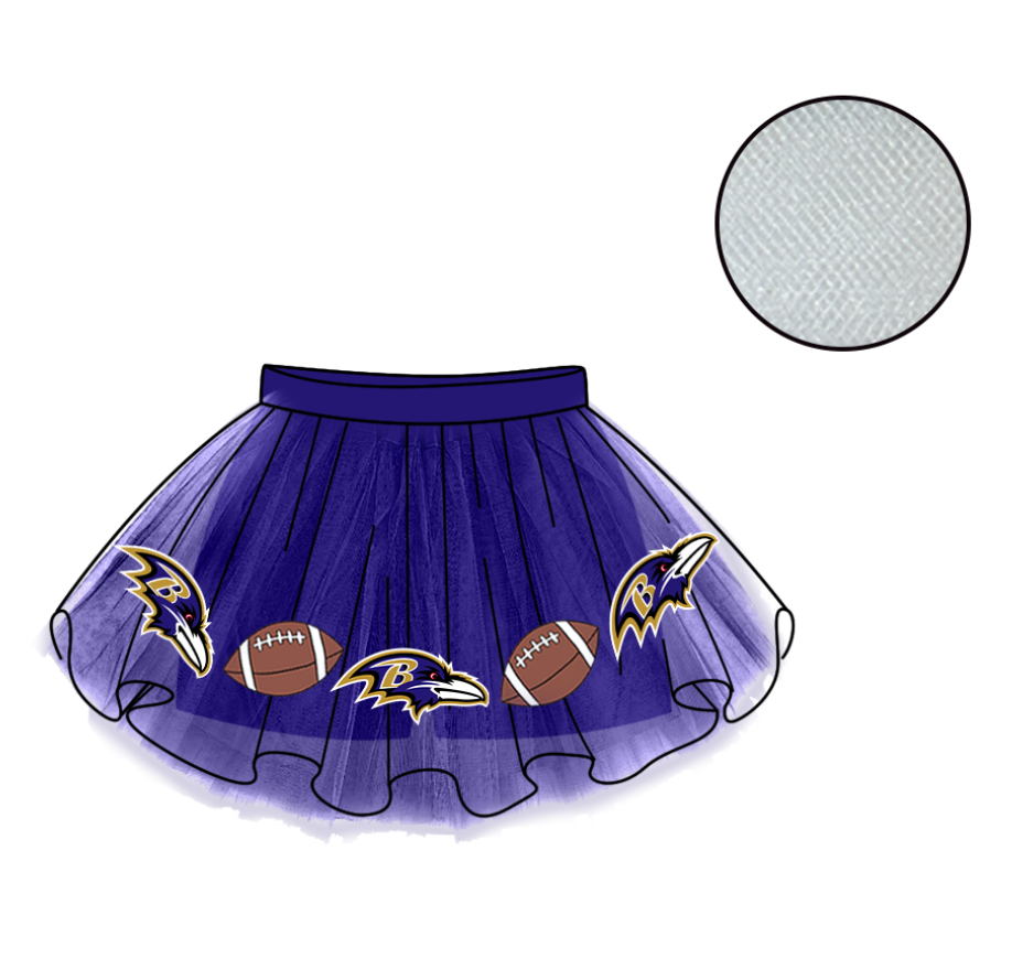 Custom moq 5 mix size milk silk summer teams Baby Girl's Purple Mesh Skirt Summer Team Cute Clothes