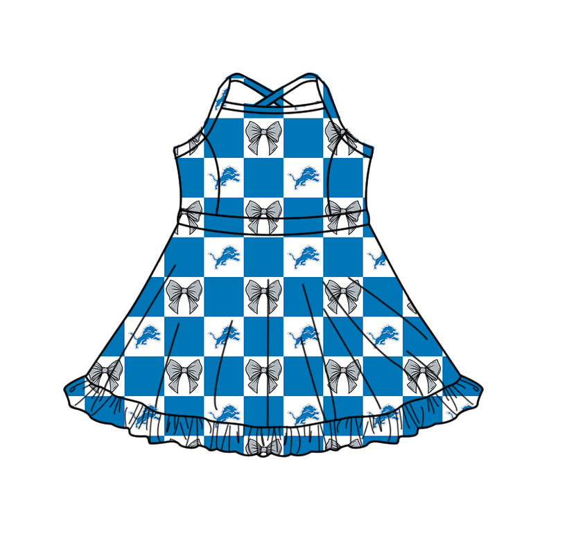 Custom moq 5 mix size milk silk summer teams Blue Checked Baby Girl Sleeveless Top Skirt Short Set Dress And Shorts Yoga Outfit Boy's Top Shorts Set Romper