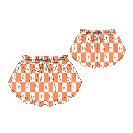 26.1.16 custom each style moq 5eta 4-6week Sibling Sister carrot adult clothes and kids shorts and adult shorts match design