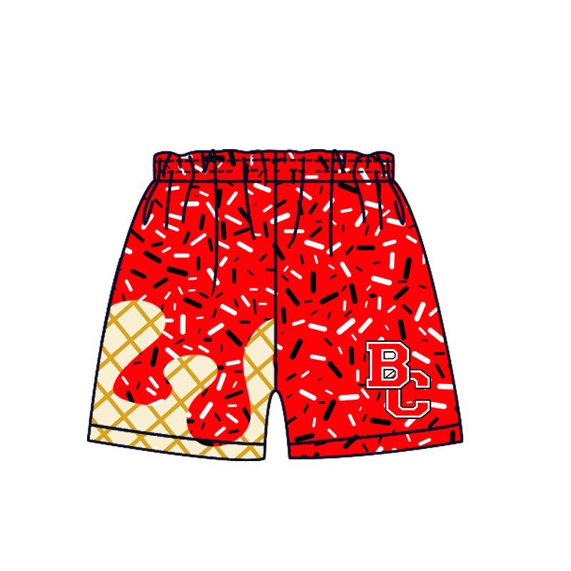 Custom moq 5 mix size milk silk baby girls clothes team red hooded long sleeve tops and skirt and dress and shorts 1 and shorts 2-25.7.2