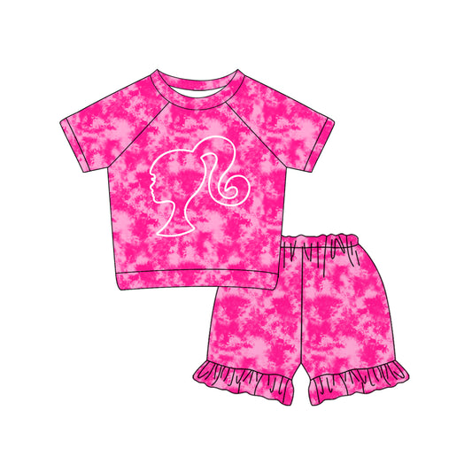 4.12 custom each style moq 5eta 4-6week Sibling Sister baby girls short sleeve set 1 and set 4 match design