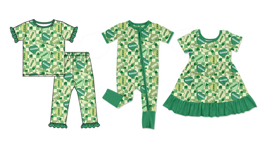 25.9.22 custom each style moq 8 eta 6-8week Sibling Sisters love baby girl short sleeve pants sets and dress and rompers match family design