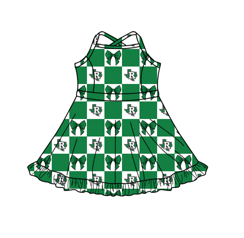 Custom moq 5 mix size milk silk summer teams Baby Girl Green Sleeveless Top Skirts Set Dress And Shorts Yoga Outfit Boy's Short-Sleeved Polo Shirt And Romper