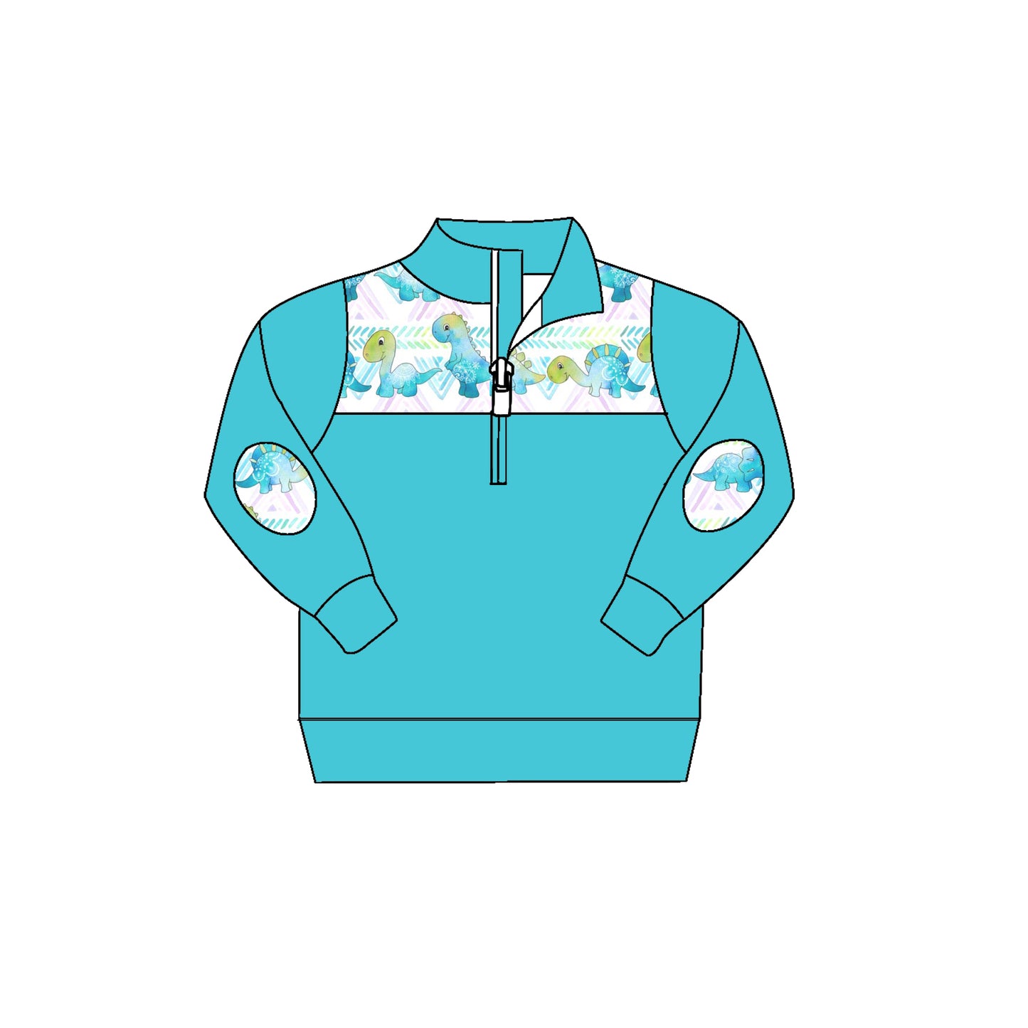 5.2 custom each style moq 5eta 4-5week Sibling Sister dinosaur teal boys outfits and baby romper match family design