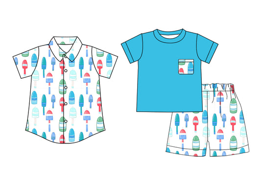 4.14 custom each style moq 5eta 4-6week Sibling Sister baby boy sets and top match family design