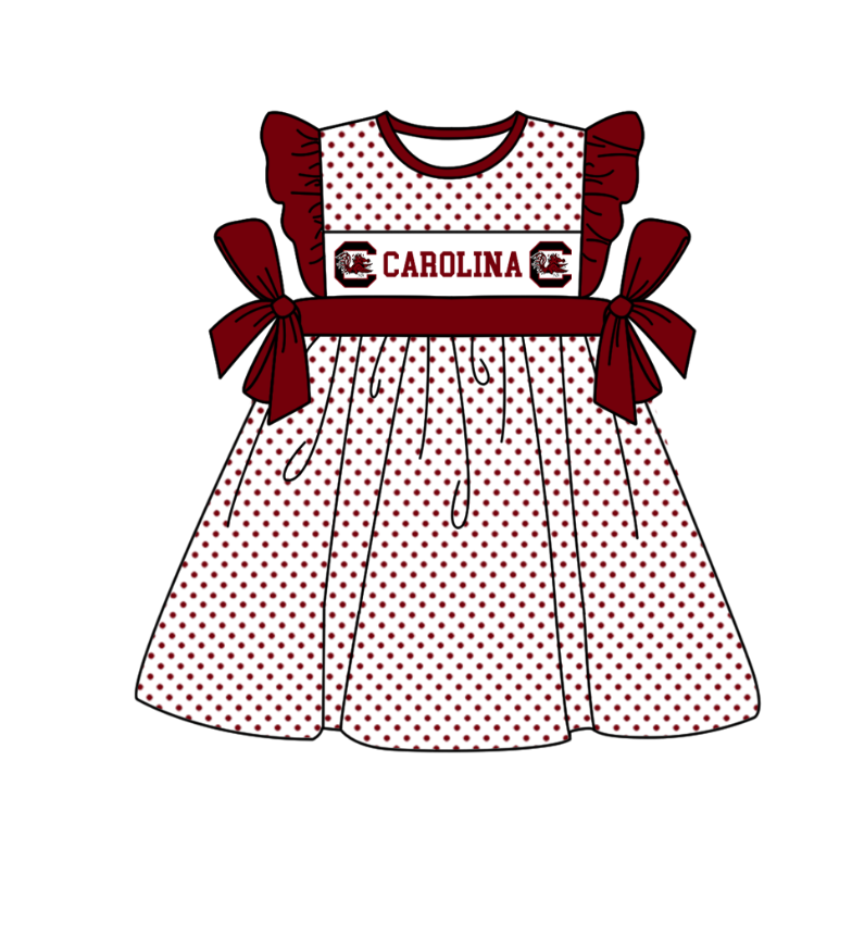 Custom moq 5 mix size milk silk summer teams Boys Short Sleeve Dark Red Top Striped Shorts Set With Matching Romper Girls Flutter Sleeve Polka Dot Dress Romper