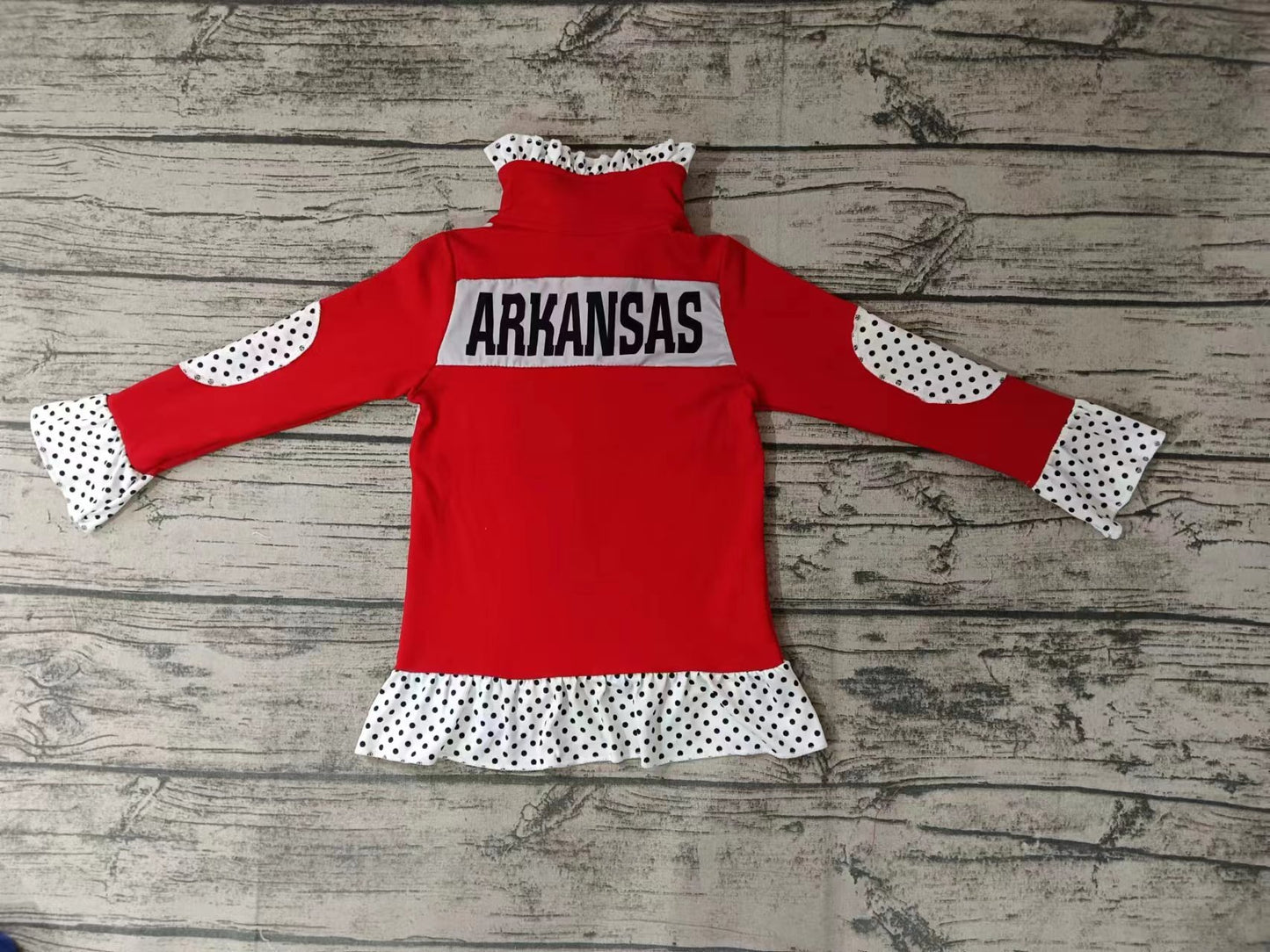 red  girls top     college pullovers
