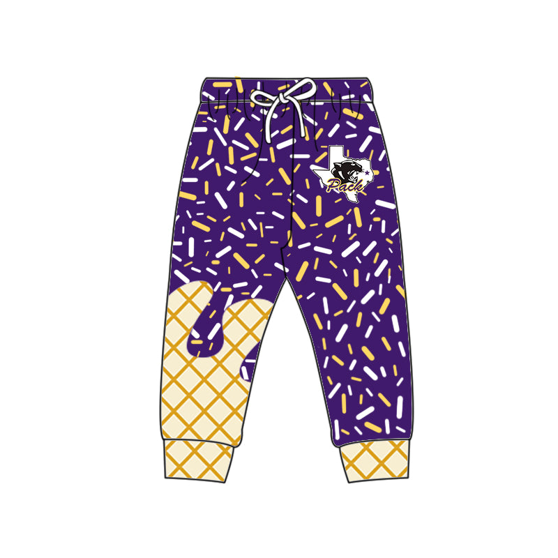 Custom moq 5 mix size milk silk summer teams baby girls clothes bow purple hooded long sleeve pants sets and dress and top and hooded top and pant-25.8.12