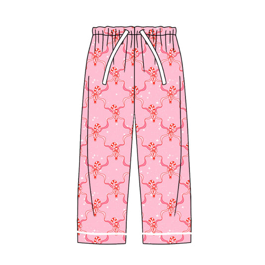 7.27 custom each style moq 5eta 4-6week adult clothes Christmas pink adult man pants