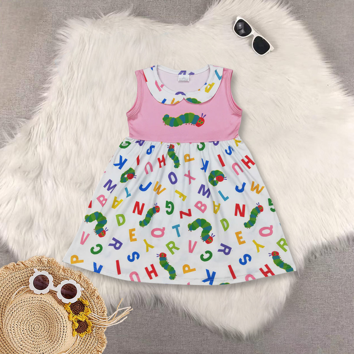 RTS NO MOQ Boys and Girls Caterpillar Bandage Summer Mixed Outfit