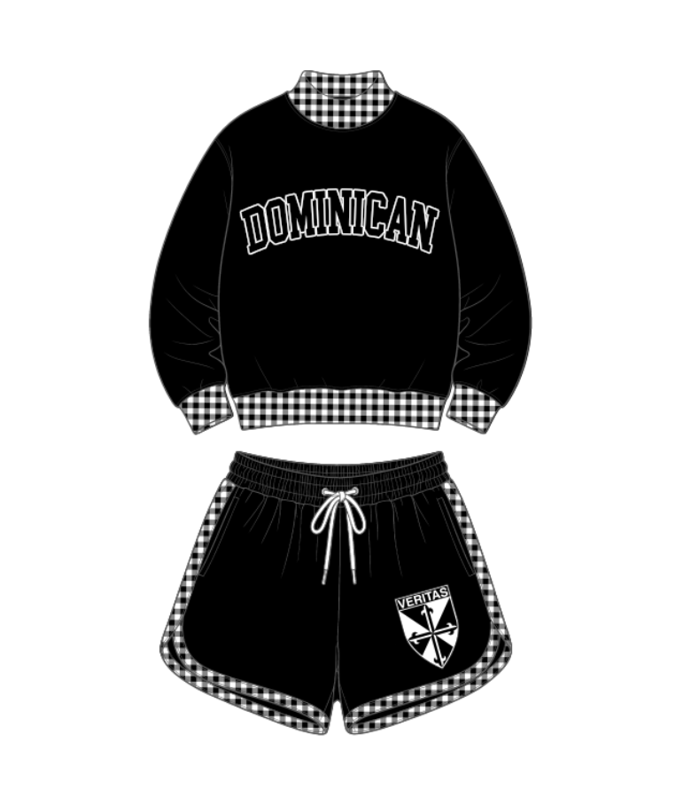 custom moq 5 mix size AITOLY0101 Baby Kids Plaid Print Long Sleeve Crew Neck Top Elastic Waist Casual Shorts Set