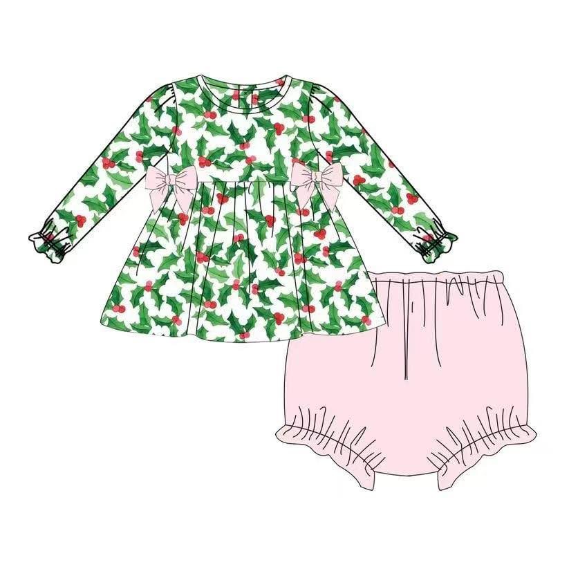 Custom moq 5 each style eta 6-7weeks baby girl clothes long sleeve brief sets-25.7.29