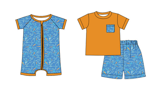 25.10.13 custom each style moq 5 eta 6-8week Sibling Sisters bunny baby boy clothes short sleeve shorts sets and romper match family design