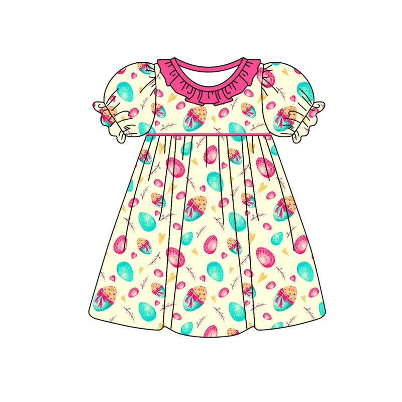 10.2 custom each style moq 5eta 4-6week Sibling Sister easter rose red baby girl sets and dress and rompers match family design