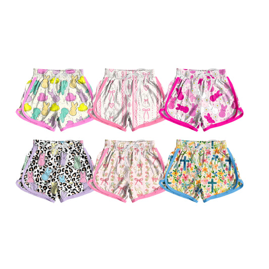25.12.30 custom each style moq 5 eta 6-8week Sibling Sister baby summer shorts 6 match design