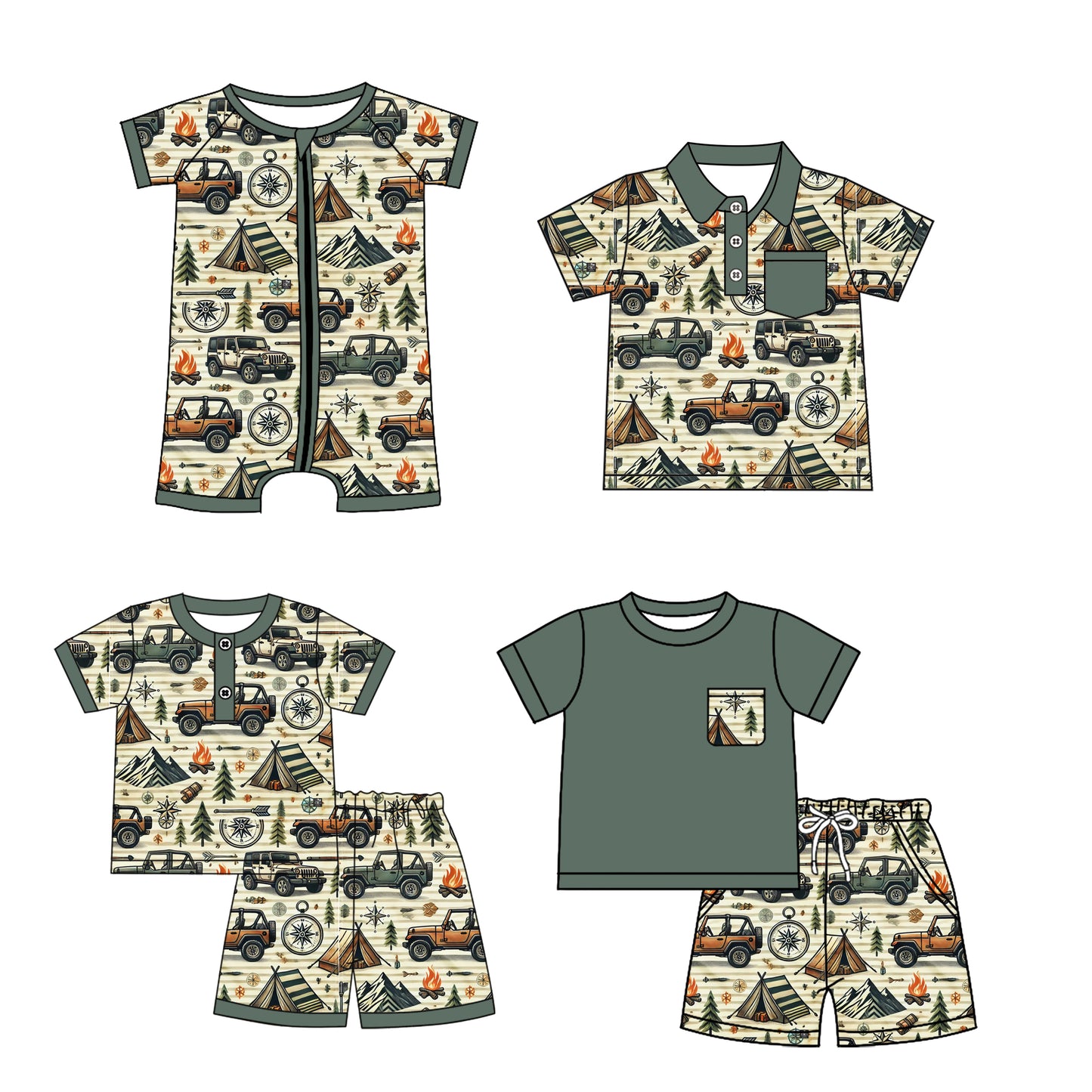 3.28 custom each style moq 5eta 4-6week Sibling Sister baby girl sets 1 and sets 2 and boy rompers and top match family design
