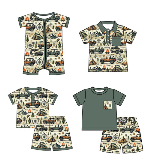 3.28 custom each style moq 5eta 4-6week Sibling Sister baby girl sets 1 and sets 2 and boy rompers and top match family design