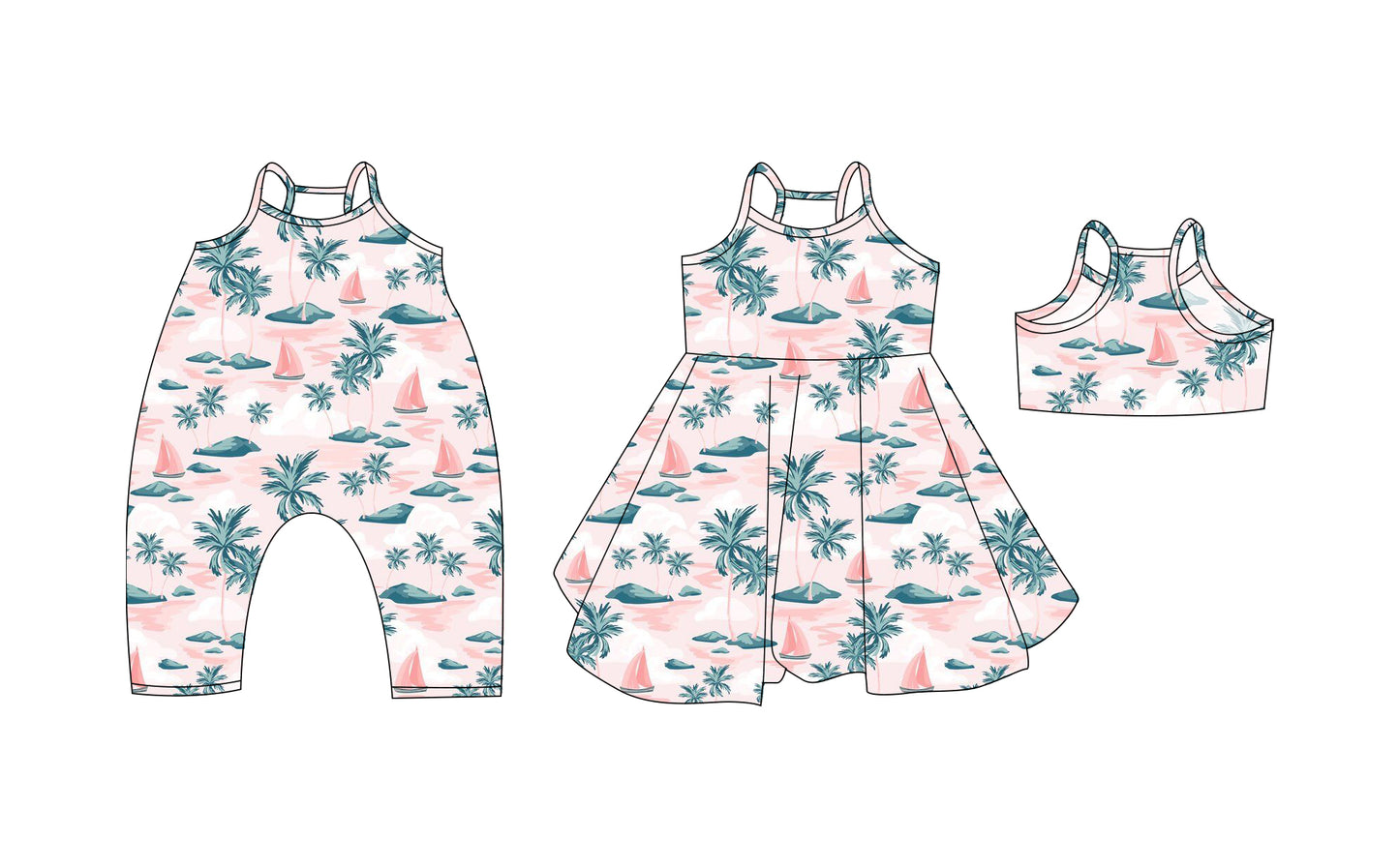 3.19 custom each style moq 5eta 4-6week Sibling Sisters baby girl short sleeve dress and rompers match family design