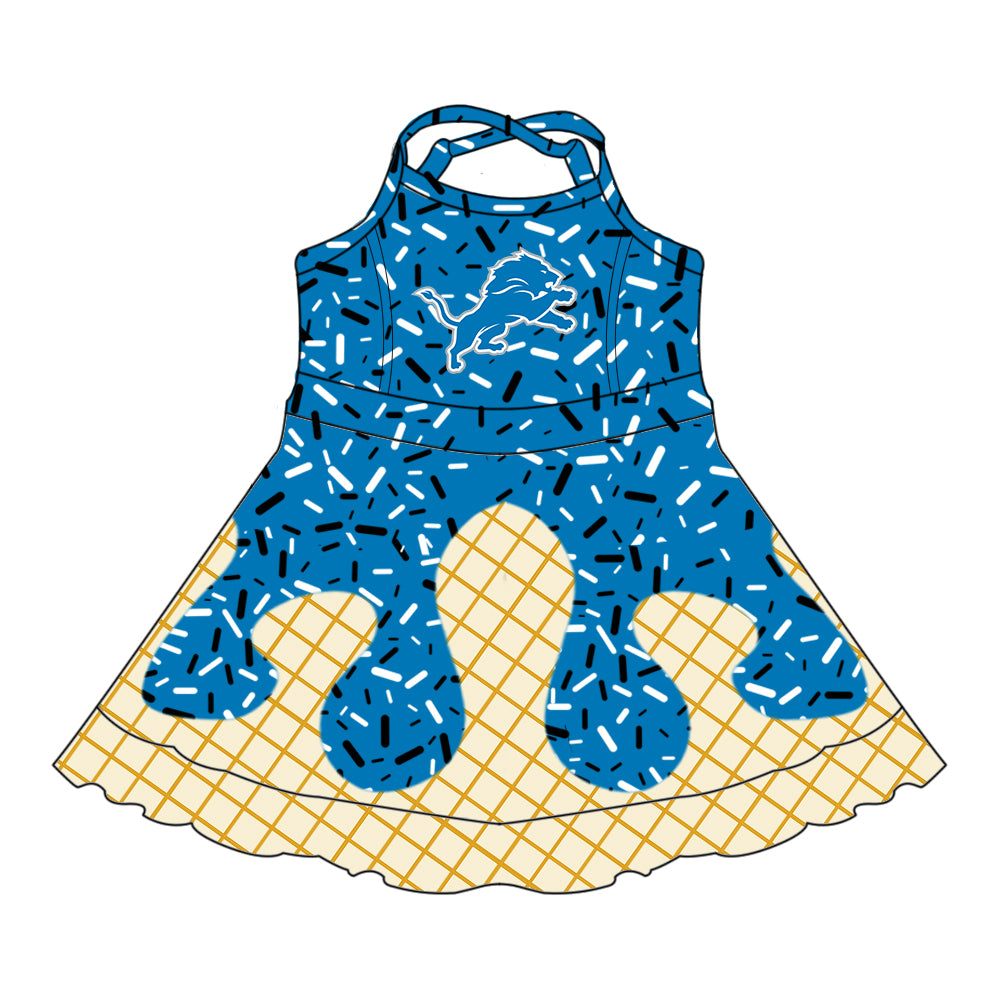 Custom summer teams baby girls clothes team teal hooded long sleeve tops and short sleeve top and dress and pants and shorts-25.6.19
