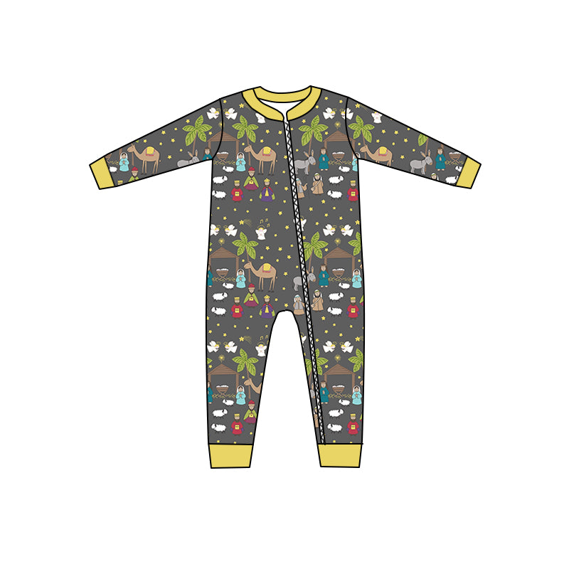 7.8 custom each style moq 5eta 4-6week Sibling Sister Jesus baby boys sets and rompers match family design