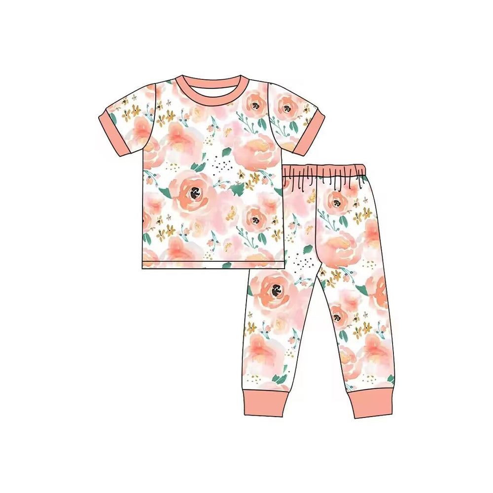 5.11 custom moq 5 eta 4-5weeks different flower styles prints different color short sleeve trousers