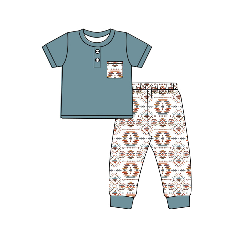 10.11 custom each style moq 5eta 4-6week Sibling Sister geometric baby boys short sleeve sets and rompers match design