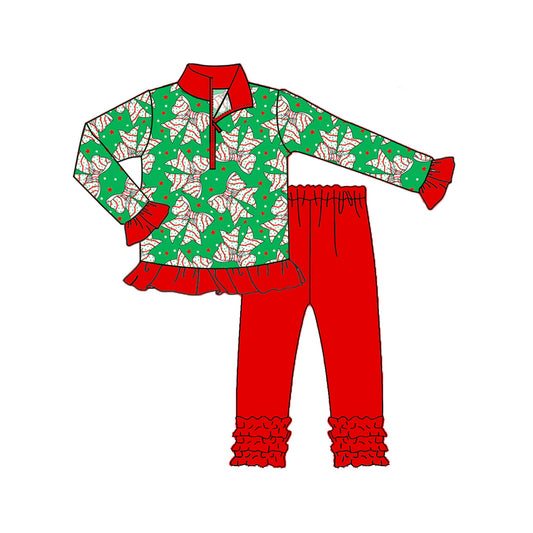 25.8.29 custom each style moq 5eta 4-6week Sibling Sisters Christmas baby boy long sleeve pants sets and top match family design