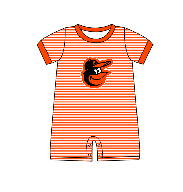 Custom moq 5 mix size milk silk summer teams Baby Boys And Girls Short-Sleeved Shirt And Shorts Set Matching Striped Rompers Outfit Set