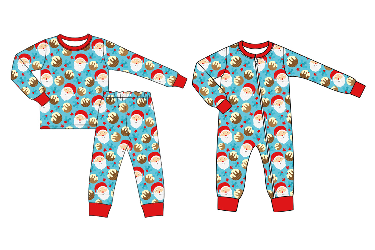 25.6.21 custom each style moq 5eta 4-6week Sibling Sisters Christmas baby boy long sleeve pants sets and rompers match family design