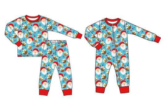 25.6.21 custom each style moq 5eta 4-6week Sibling Sisters Christmas baby boy long sleeve pants sets and rompers match family design