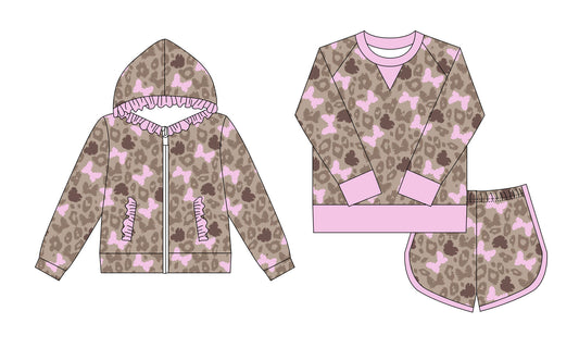 25.10.1 custom each style moq 8 eta 6-8week Sibling Sisters baby girl long sleeve shorts sets and top match family design