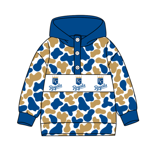 2-Custom moq 8 mix size milk silk summer team baby boy clothes camouflage blue hooded long sleeve top-25.10.9